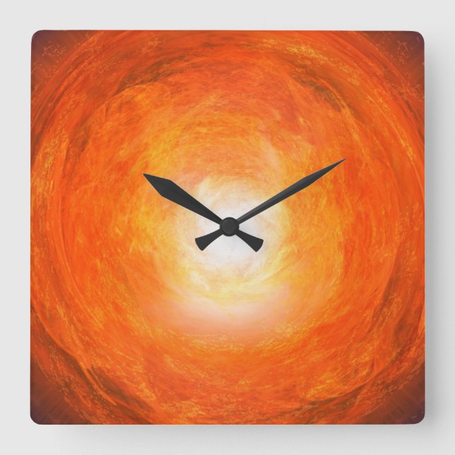Artistic colorful wall clock (Front)