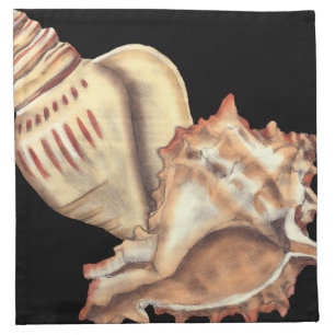 Artistic Conch Shells Cloth Napkin