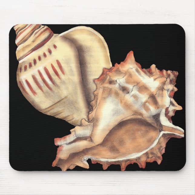 Artistic Conch Shells Mouse Pad (Front)