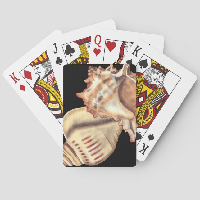 Artistic Conch Shells Poker Cards (Back)