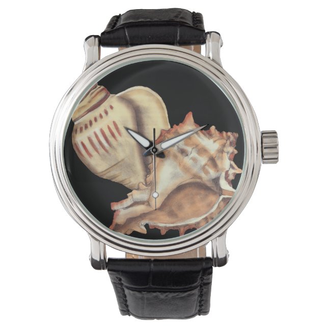 Artistic Conch Shells Watch (Front)