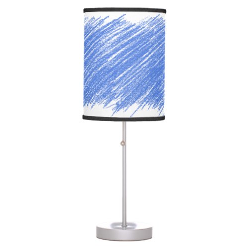 Artistic Crayon Pastel Look Scribble Table Lamp