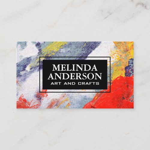 Artistic Creative Background Business Card