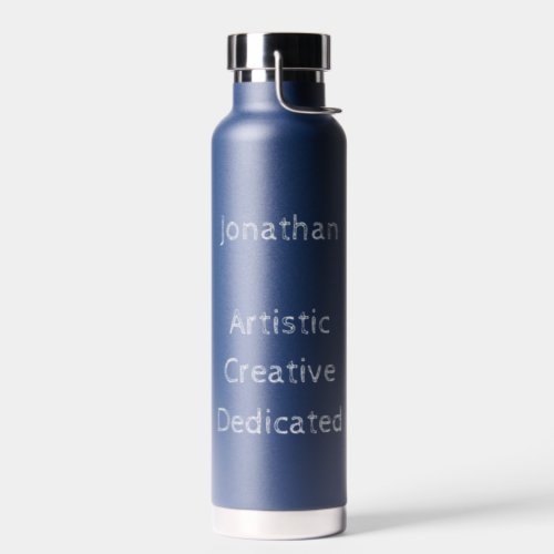 Artistic Creative Dedicated Personalized  Water Bottle