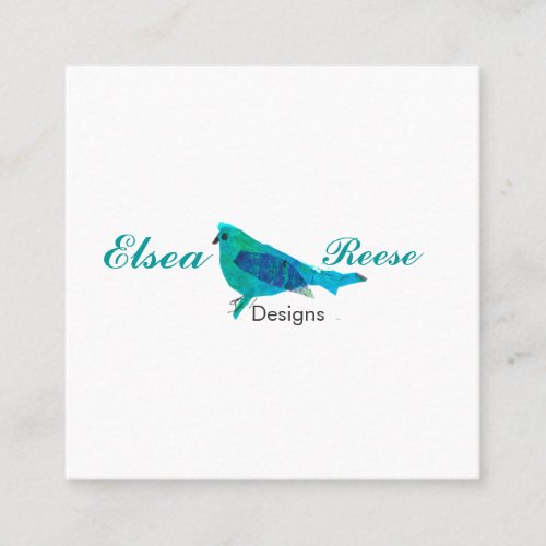 Blue Bird Illustration Design Business Card Templates