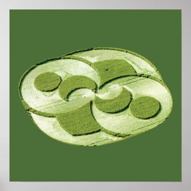 Artistic Crop Circle Poster (Front)