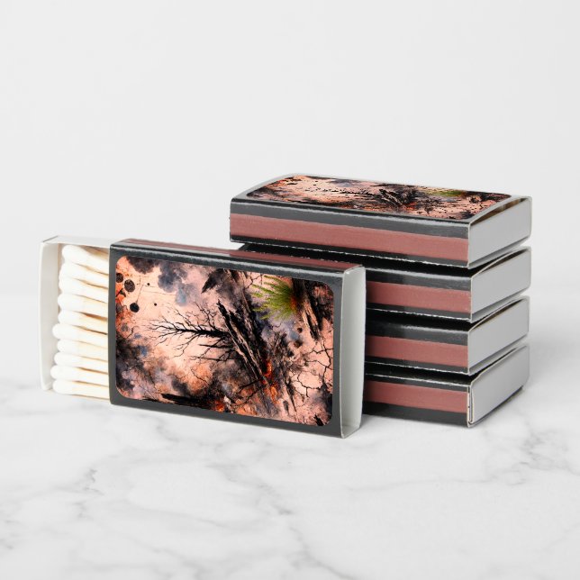 Artistic Custom Matchbox Matchboxes (Stacked)