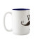 Artistic Dad Illustrated Mustache Mug