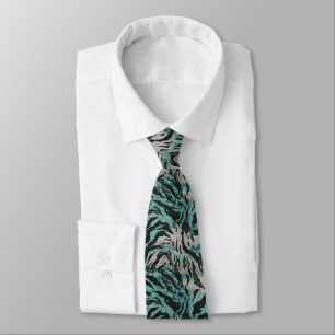 Artistic Dads Day Gifts Tiger Neck Tie