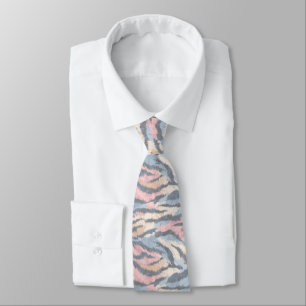 Artistic Dads Fathers Day Gifts Tiger Skin Neck Tie