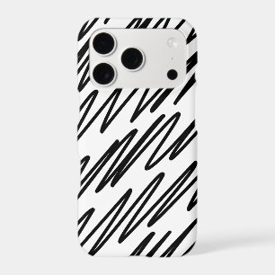 Artistic Design in Black and White iPhone 17 Pro Case