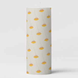 Artistic design pillar candle