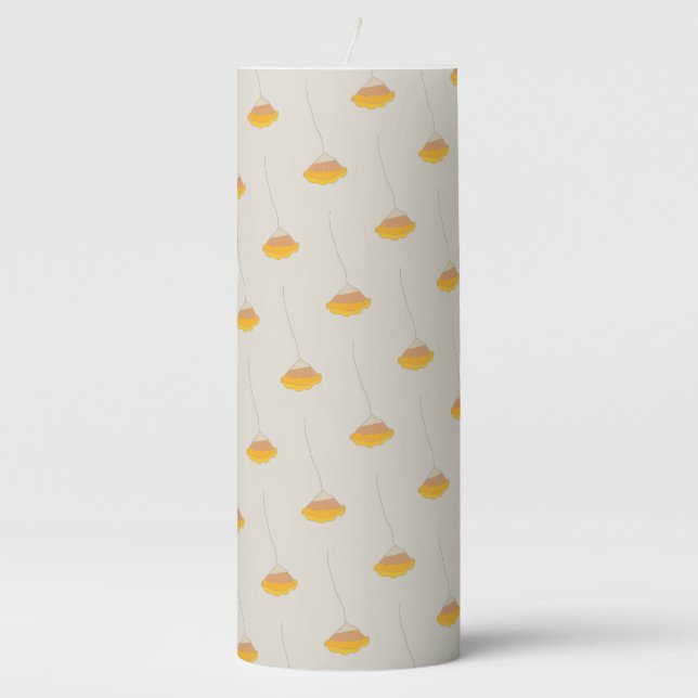 Artistic design pillar candle (Front)