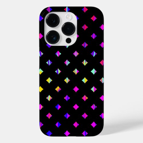 Artistic Diamond Pattern Design Case_Mate iPhone 14 Pro Case