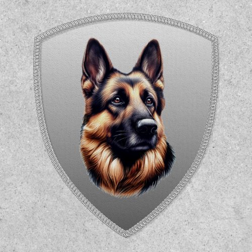 Artistic Dog Face Shield Patch