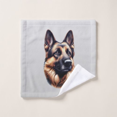 Artistic Dog Face Wash Cloth