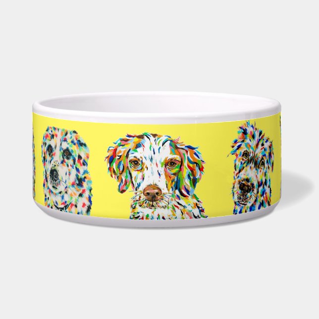 Artistic Dog Food Bowl (Front)