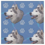 Artistic Dogs - Siberian Husky v2 Fabric