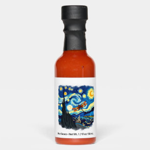 Artistic Dragonfly Shirt Van Gogh Starry Night Dra Hot Sauces