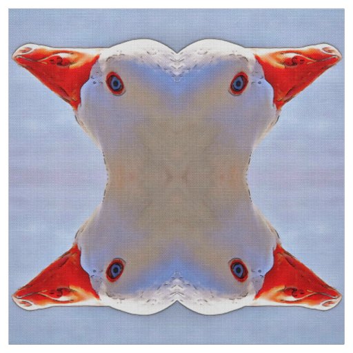 Artistic Duck Black Outline Art Tapestry Fabric