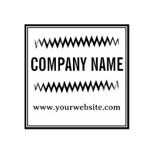 Artistic Edgy Business Logo Stamp for Handmade 