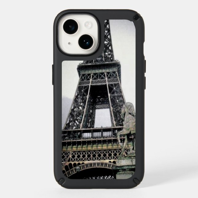 Artistic Eiffel Tower View Speck iPhone Case (Front)