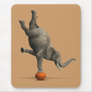 Artistic Elephant Mouse Pad
