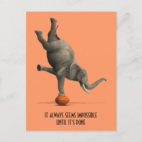 Artistic Elephant Postcard