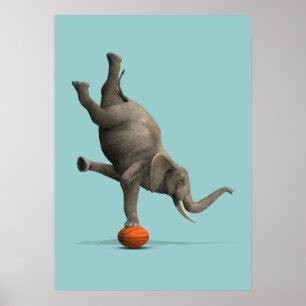 Artistic Elephant Poster