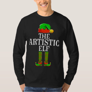Artistic Elf Women Apparel Christmas Family Matchi T-Shirt