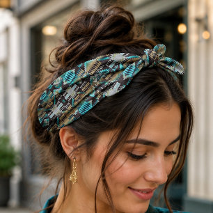Artistic Ethnic Tribal Art Pattern Bandana