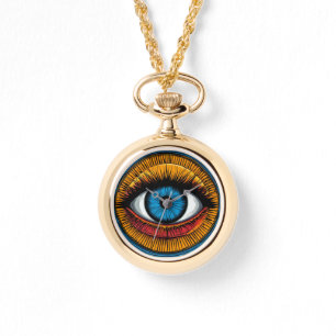 Artistic evil Eye Spiritual Jewelry Gift for Her Watch