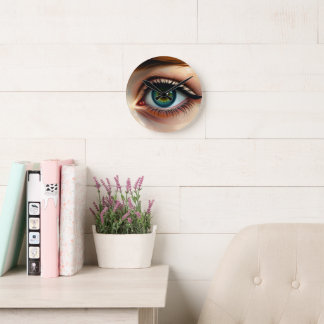 Artistic Eye Wall Clock – Surreal Vision Art