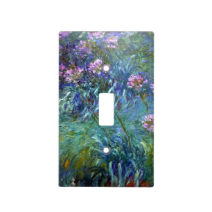 Artistic Fine Art Flowers by Monet Light Switch Cover