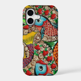 Artistic fish iPhone 17 case