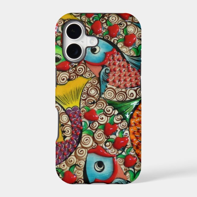 Artistic fish iphone case (Back)