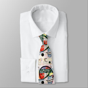 Artistic "Fixed"  -  Wassily Kandinsky Modern Art  Neck Tie