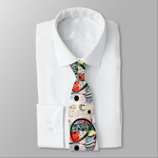 Artistic "Fixed"  -  Wassily Kandinsky Modern Art  Neck Tie