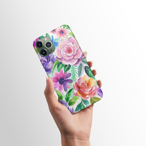 Artistic Floral Design iPhone Case