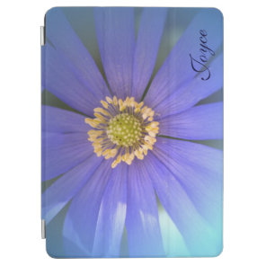 Artistic floral iPad case with name