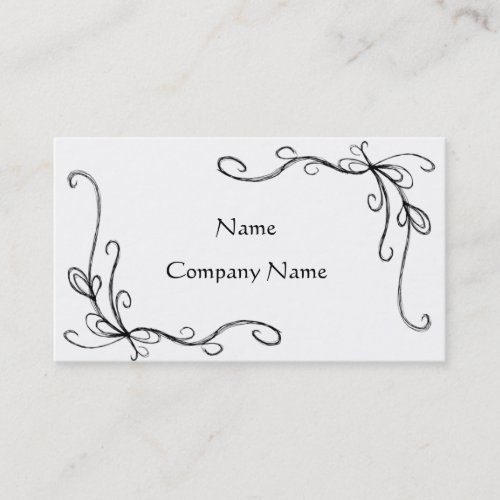 Artistic Flourish Business Card