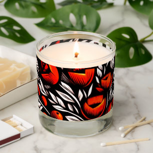 Artistic Flowers By the Window Scented Candle