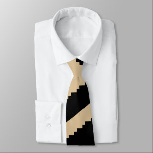 Artistic Fractal Modern Striped Pattern Neck Tie