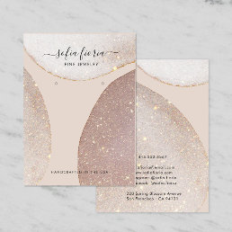 Artistic Glitter Jewelry Earring Display Card