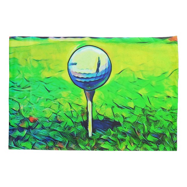 Artistic Golf Colorful Pillowcases (Back)