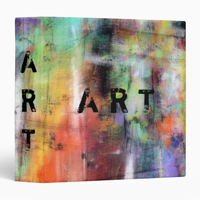 Artistic Grunge Binder (Front/Spine)