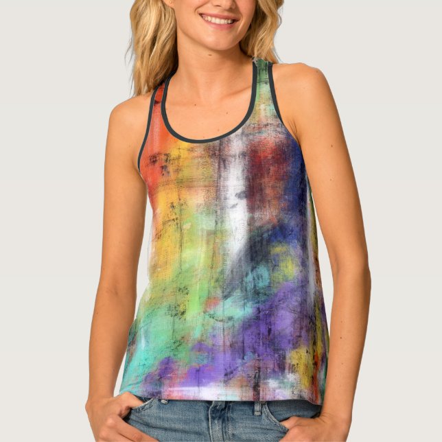 Artistic Grunge Tank Top (Front)