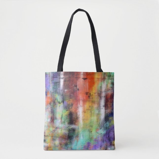 Artistic Grunge Tote Bag (Front)