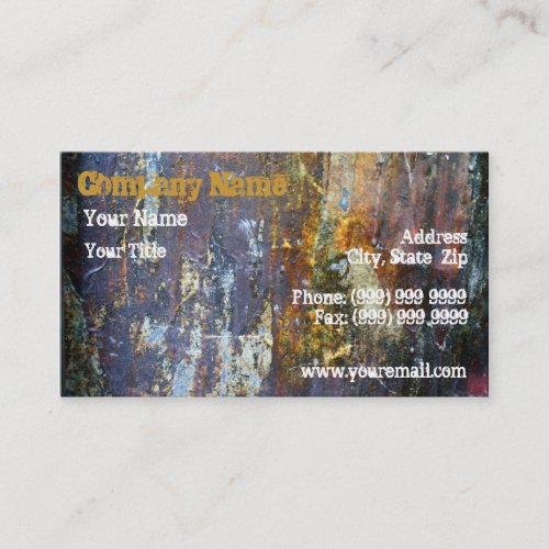 Artistic Grungy Wall Business Cards
