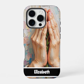 Artistic Hand Design iPhone 16 Pro Case